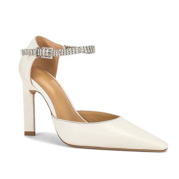 Tony Bianco Eliza White Silver Heel - Picture 1 of 6
